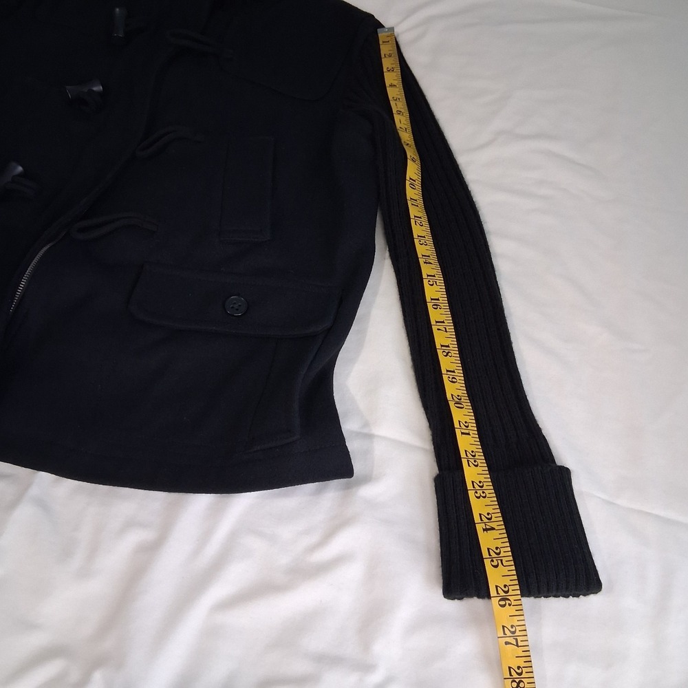 Gap Womans Size L Button Up Wool Blend Coat Jacket Pockets - Picture 5 of 13